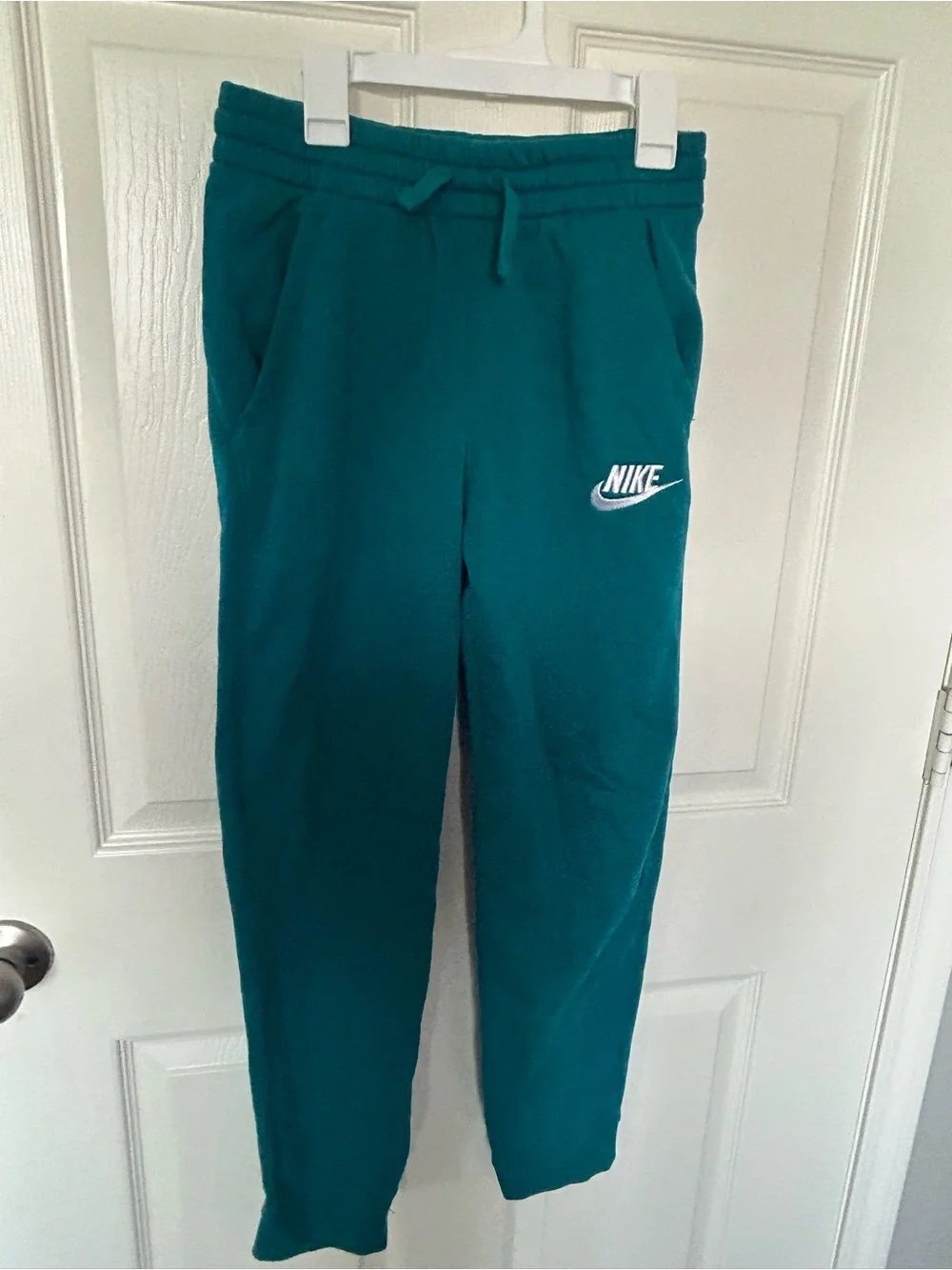 Nike Teal Kids Sweatpants & Joggers Set with White Logo
